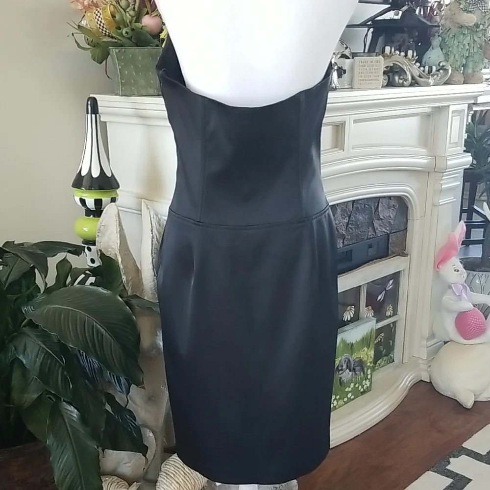 Laundry By Shelli Segal Black Backless Dress - Picture 3 of 4